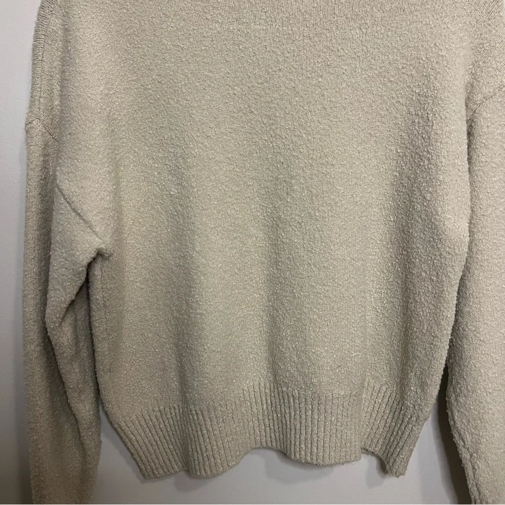 Rylee Cru Women's Cream Sweater with Horseshoe Design Western Cowgirl Horse - Picture 6 of 7